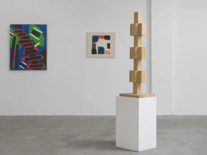 Various artists, The clouds are charging colour (version 2), exhibition view. Courtesy of Dürst Britt & Mayhew