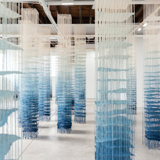 Mika Obayashi, Gospel of three dimensions, exhibition view. Courtesy of Carvalho Park