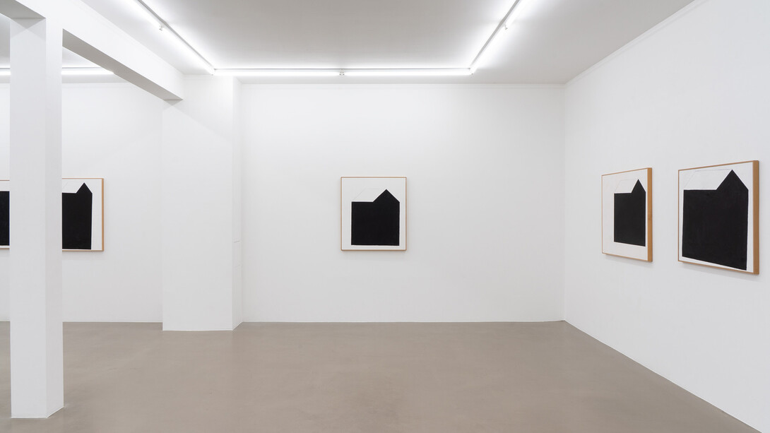 Horst Antes, Keine paare, keine gruppen, ausstellungsansicht. Mit freundlicher genehmigung von Meyer Riegger