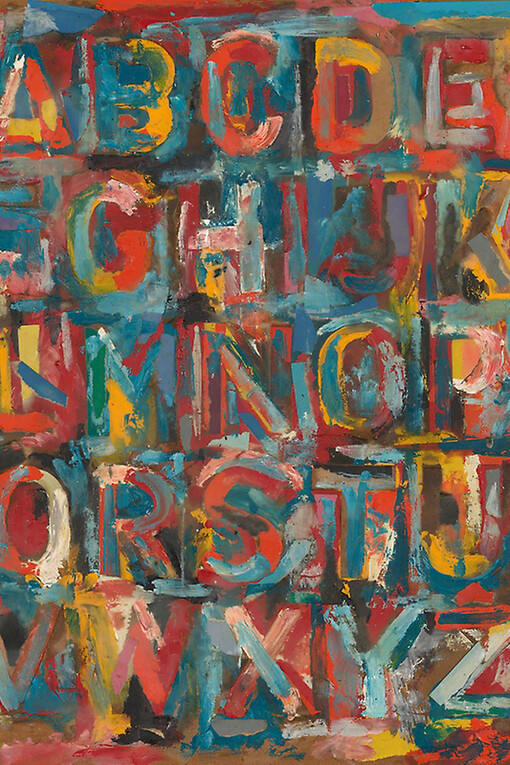 Jasper Johns, American, born 1930, Alphabet, 1959