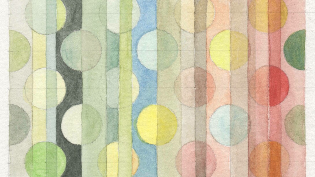 Circular patterns and shapes transition in both colour and space within the full moon