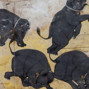  India, Rajasthan, Kota, c. 1660, Attributed to the Hada Master, Rao Jagat Singh of Kota in His Garden (detail). Opaque watercolor with gold on paper, 10 5/8 x 7 in. (27 x 17.7 cm). Stuart Cary Welch Collection.