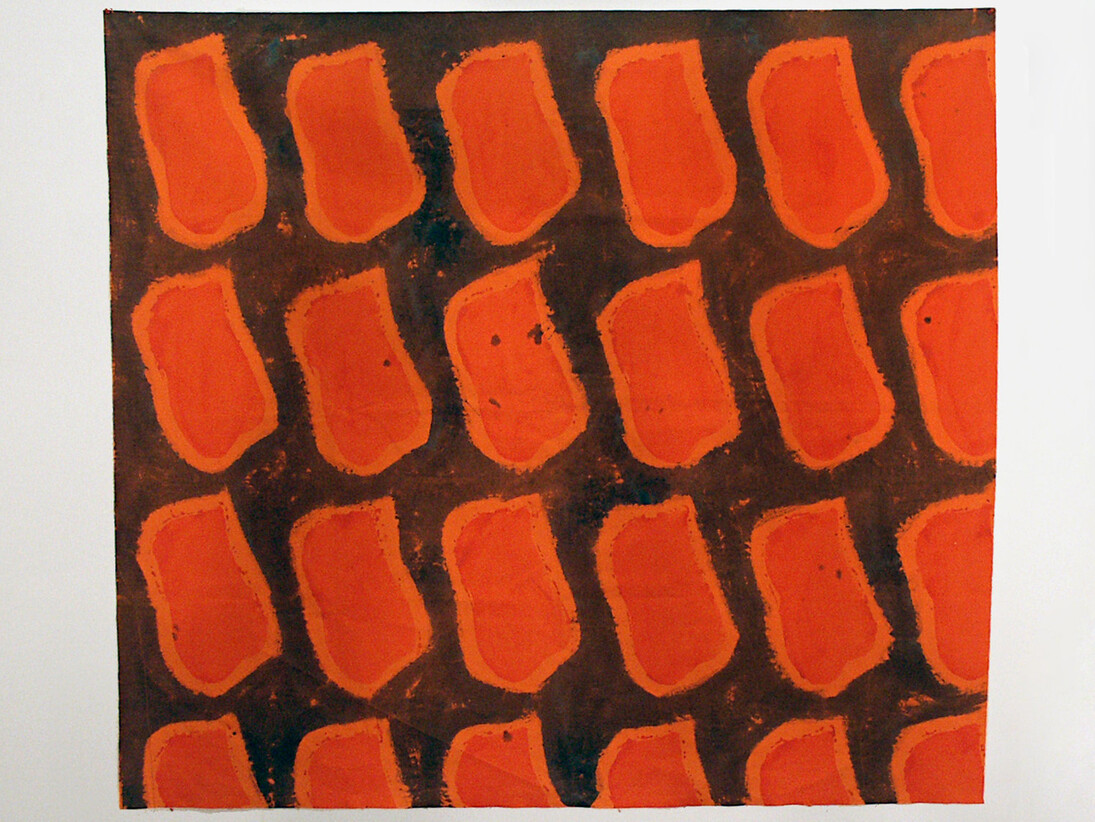 Noël Dolla, Senza titolo n° 068,  2007, acrilico su tela, 175 x 194 cm 