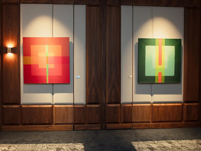 Álvaro Marín, Chromatisms, exhibition view. Courtesy of Leon Tovar Gallery