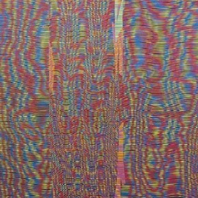 Julie Oppermann, m1203,(2012), acrylic on canvas, 72 x 96 inches
