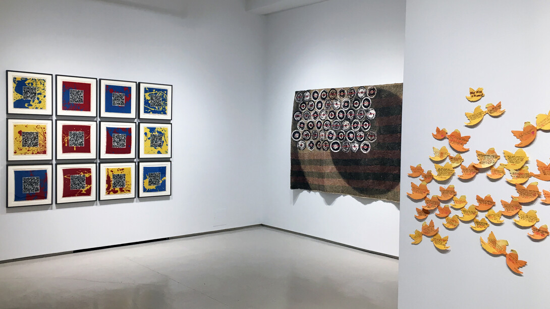 Installation image of TWIT, Deborah Nehmad