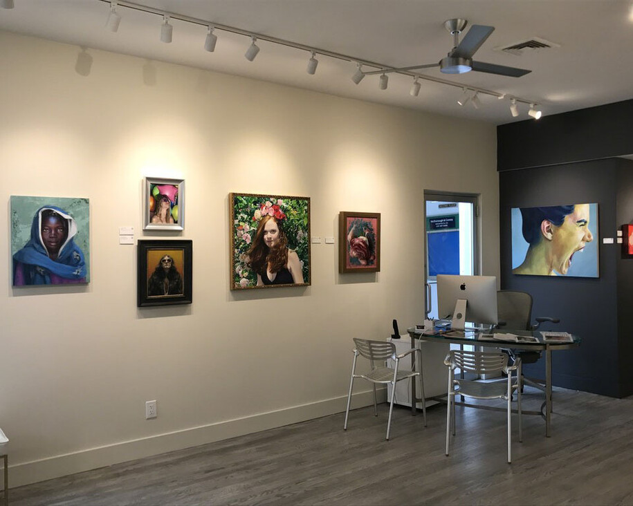 Big Art. Small canvas. Courtesy of RJD Gallery 