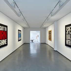 John Giorno, Exhibition view. Courtesy of Cahiers d’Art