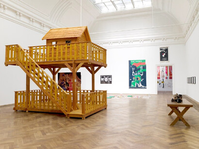 Paulina Olowska, Installation View, The 56th Carnegie International, Carnegie Museum of Art, Pittsburgh, 2013