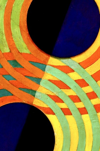 "Alivio, ritmos", Robert Delaunay, óleo sobre lienzo, 1932