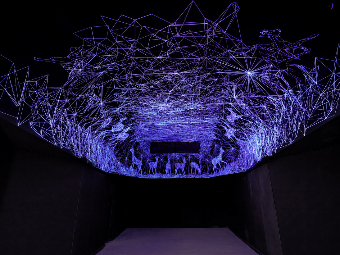 Installation view of Julien Salaud, Grotte Stellaire (2012), Palais de Tokyo, Paris. Courtesy of the artist and Galerie Suzanne Tarasieve, Paris. Photo : André Morin