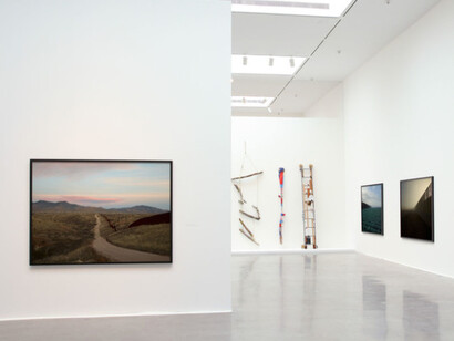 Richard Misrach and Guillermo Galindo, Exhibition view. Courtesy of Pace Gallery