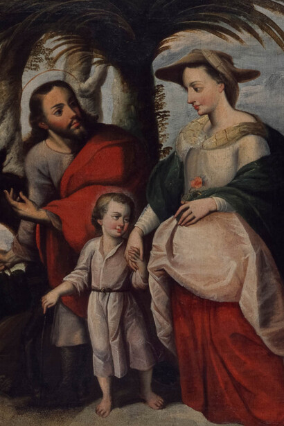 Anónimo, El retorno de Egipto, s. XVIII (inicios). Cortesía del Museo Pedro de Osma