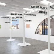 Dan Mitchell and Richard Sides, The woods, exhibition view. Courtesy of Bel Ami Gallery