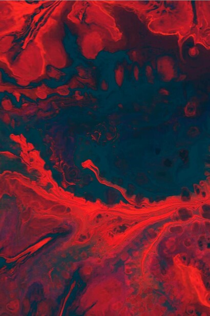 Blood depicted in abstract art