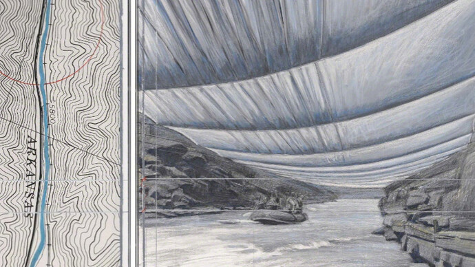 Christo and Jeanne-Claude. Courtesy of Stern Pissarro