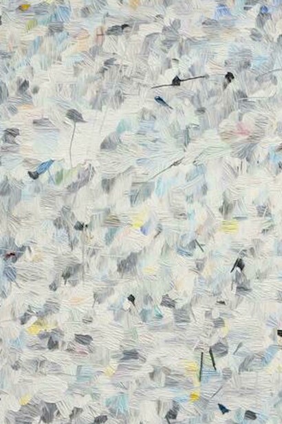 Elegy for whatever (sunshine), 2016, Oil on linen
82 x 53 inches  208.3 x 134.6 cm. Courtesy of Marianne Boesky Gallery