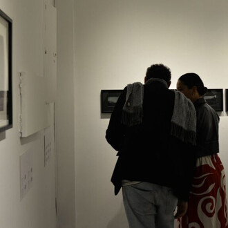 Camilo Sabogal, Derivas de un instante detenido, vista de exhibición. Cortesía de El Dorado Space