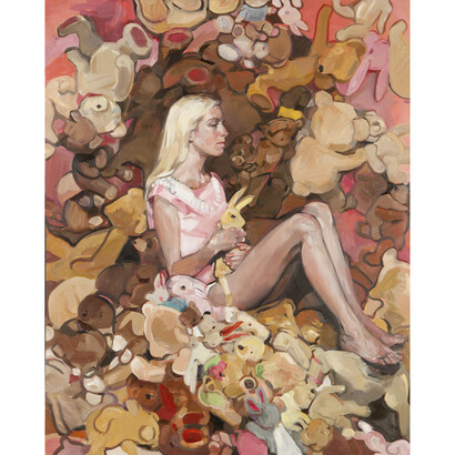 Vanessa Garwood, Good Little Girls, 2015, Oil on canvas, 152 x 122cm