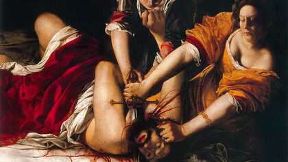 Artemisia Gentileschi - Giuditta decapita Oloferne - olio su tela, 1620, Uffizi Firenze