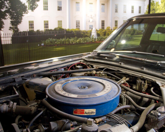 Presidential Limousine. Courtesy of LBJ Presidential Library