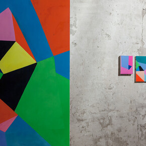 Nicola Melinelli, Vista dell'installazione mostra oltre il pensiero, Pallazzo Guaineri delle Cossere Brescia