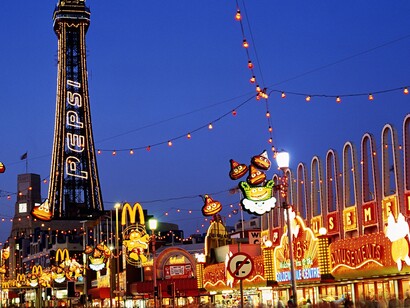 Blackpool by night
