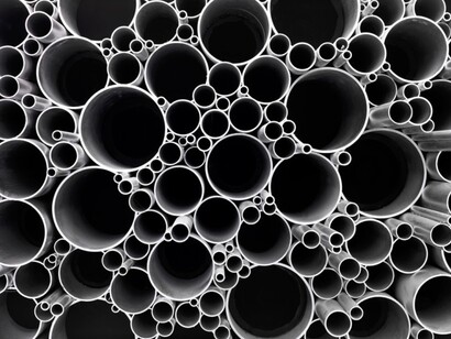 David Reimondo, detail,3 meters poem, sound sculpture, tubes from different diameters
