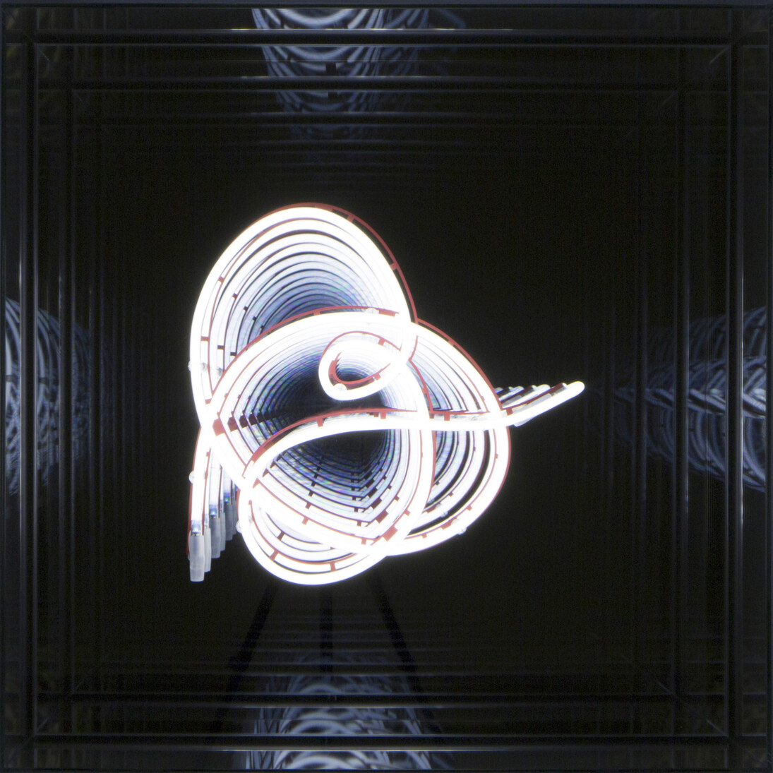 Brigitte Kowanz, Fall of the Wall 09.11.1989
2017, Neon, Spiegel, Ex. 2/3, 90 x 90 x 19 cm / 35 3/8 x 35 3/8 x 7 1/2 inches