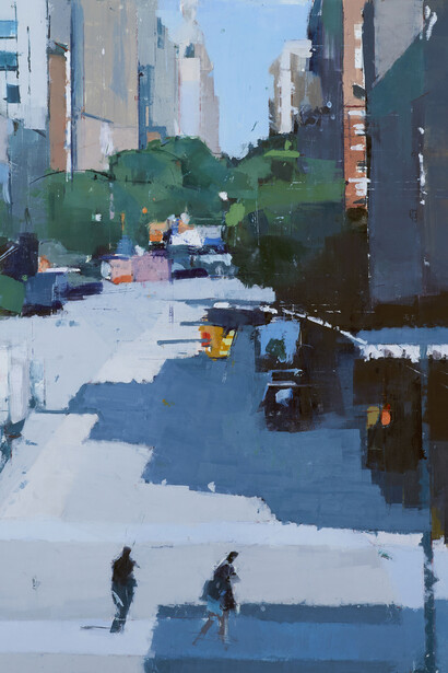 Lisa Breslow, Summer shadows, 2024. Courtesy of Kathryn Markel Fine Arts