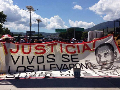 Manifestación en demanda de justicia