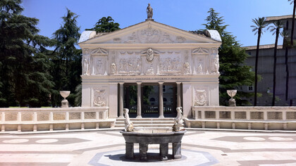 Cortile dell'Accademia delle Scienze, Città del Vaticano, Italia