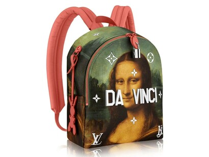 Louis Vuitton and Jeff Koons collaboration on this trendy backpack