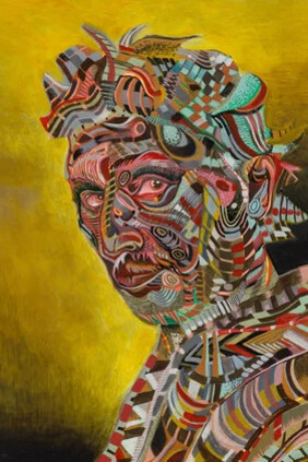 Zio Ziegler, Self-portrait: Felix Culpa (detail), 2026. Courtesy of Almine Rech Gallery