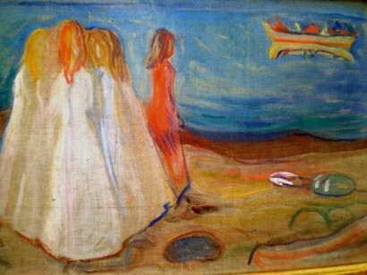 «Mädchen am Meer» (1904), E. Munch