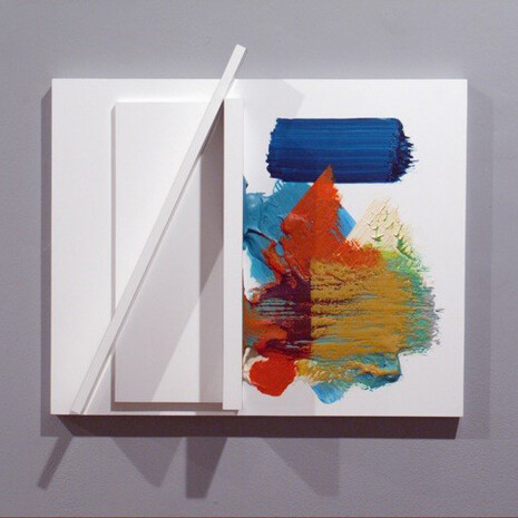 William Tillyer, Ocatillo, 2000, Acrylic on constructed Formica panel, 15 x 19 7/8 x 3 3/4 inches
