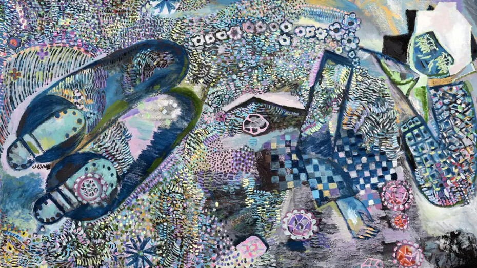 Diamond garden for Cornelia (Amongst the Elvers) (detail), 2026. Courtesy of Harkawik