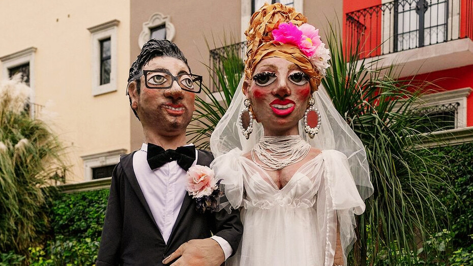 Mojigangas en San Miguel de Allende, México
