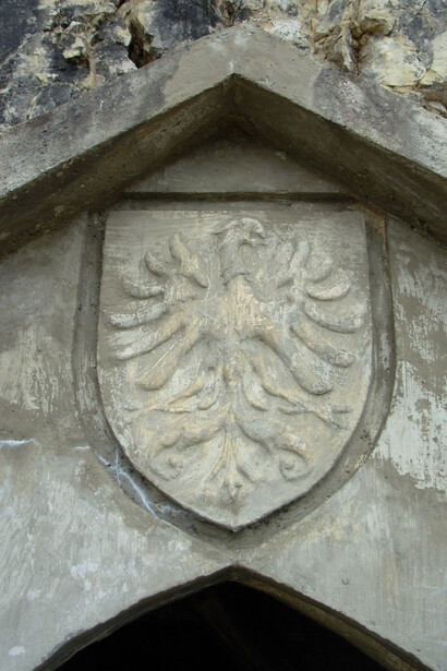 Stemma all'entrata della galleria dei Kaiserjager