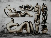 Henry Moore, six sculpture ideas 1979