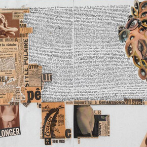 Jean-Jacques Lebel, Lettre à François Dufrêne (1963). Courtesy of Centre Pompidou