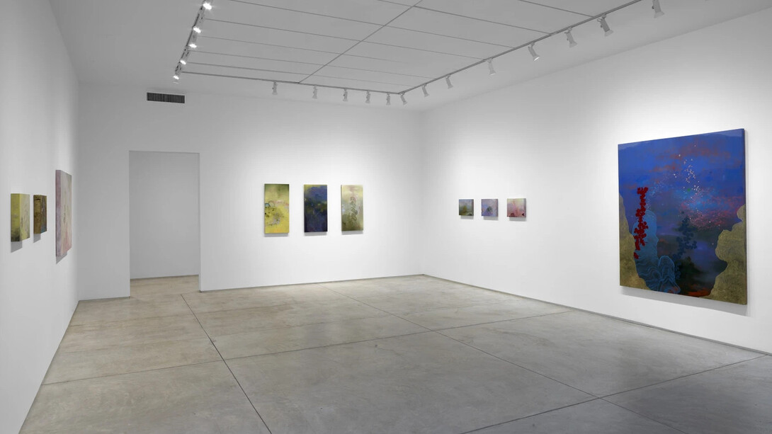 Darren Waterston, Adrift, exhibition view. Courtesy of Inman Gallery