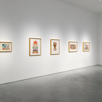 Suchitra Mattai, Fables, guineps and the sweetness of unknowing, exhibition view. Courtesy of Roberts Projects 