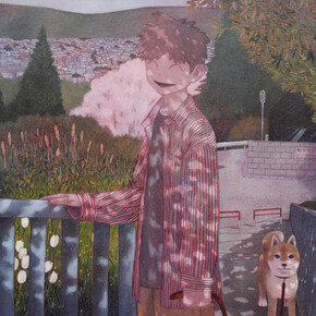 Tatsuhito Horikoshi, 先で待つ, 2024. Courtesy of GR Gallery