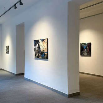 Matteo Massagrande, Soglie – Stanze, paesaggi, città, exhibition view. Courtesy of Punto Sull'Arte