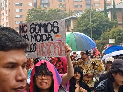 La violencia política organizada alcanzó en Colombia una intensidad mucho mayor que en México, lo que se tradujo en la aparición de las guerrillas de gran dimensión que han condicionado la vida política. Carteles, Colombia Pride 2026, Parque Nacional de Colombia, Bogotá, Colombia