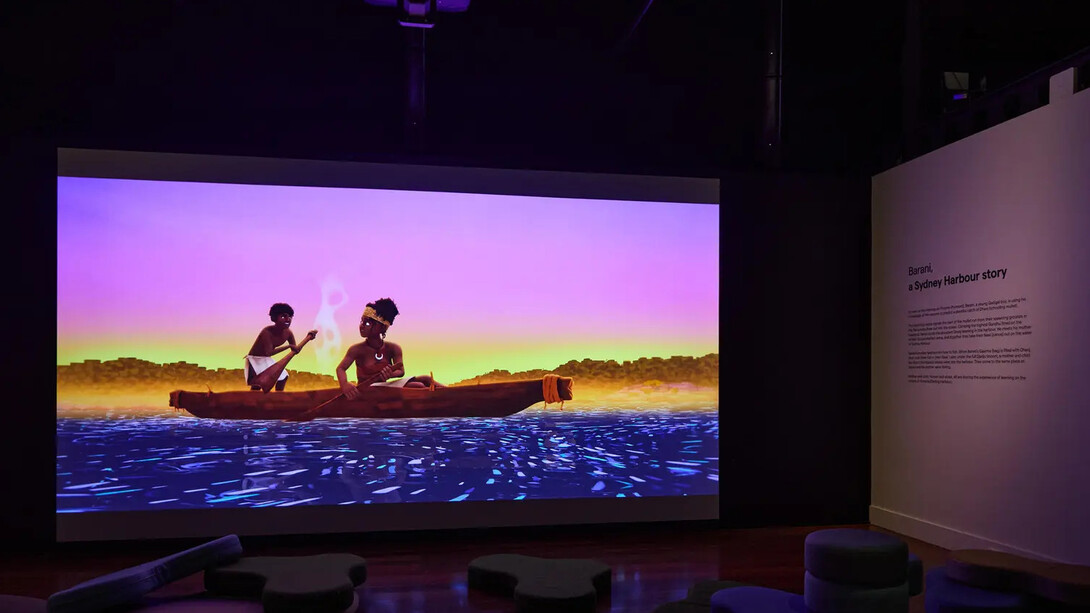 Barani, a Sydney Harbour Story, exhibition view. Courtesy of the Australian National Maritime Museum