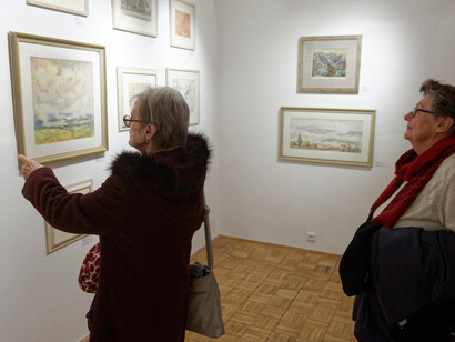 Ján Polom, The four seasons, exhibition view. Courtesy of Gallery of Spiš Artists