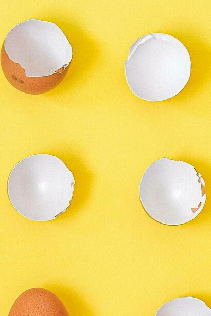 Eggs representing unique individuality