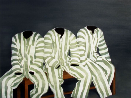 Nguyen Thai Tuan, Black Painting No.53, 2008, olio su tela, 110 x 130 cm